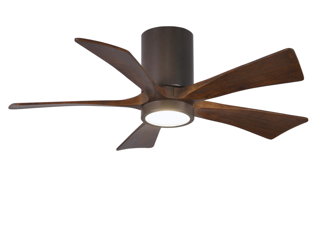 Matthews Fan Company Irene-5HLK 42" Flush Mounted Ceiling Fan with LED Light Kit