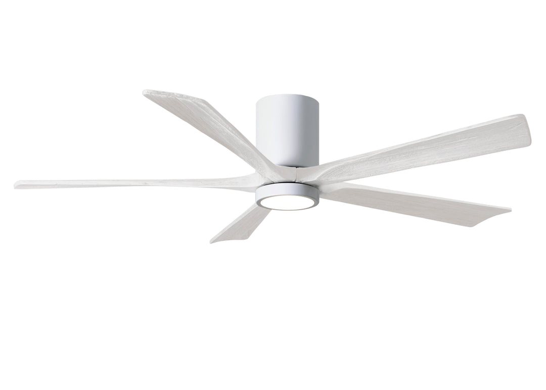 Matthews Fan Company Irene-5HLK 60" Flush Mounted Ceiling Fan with LED Light Kit