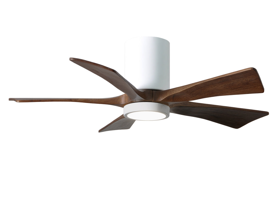 Matthews Fan Company Irene-5HLK 42" Flush Mounted Ceiling Fan with LED Light Kit