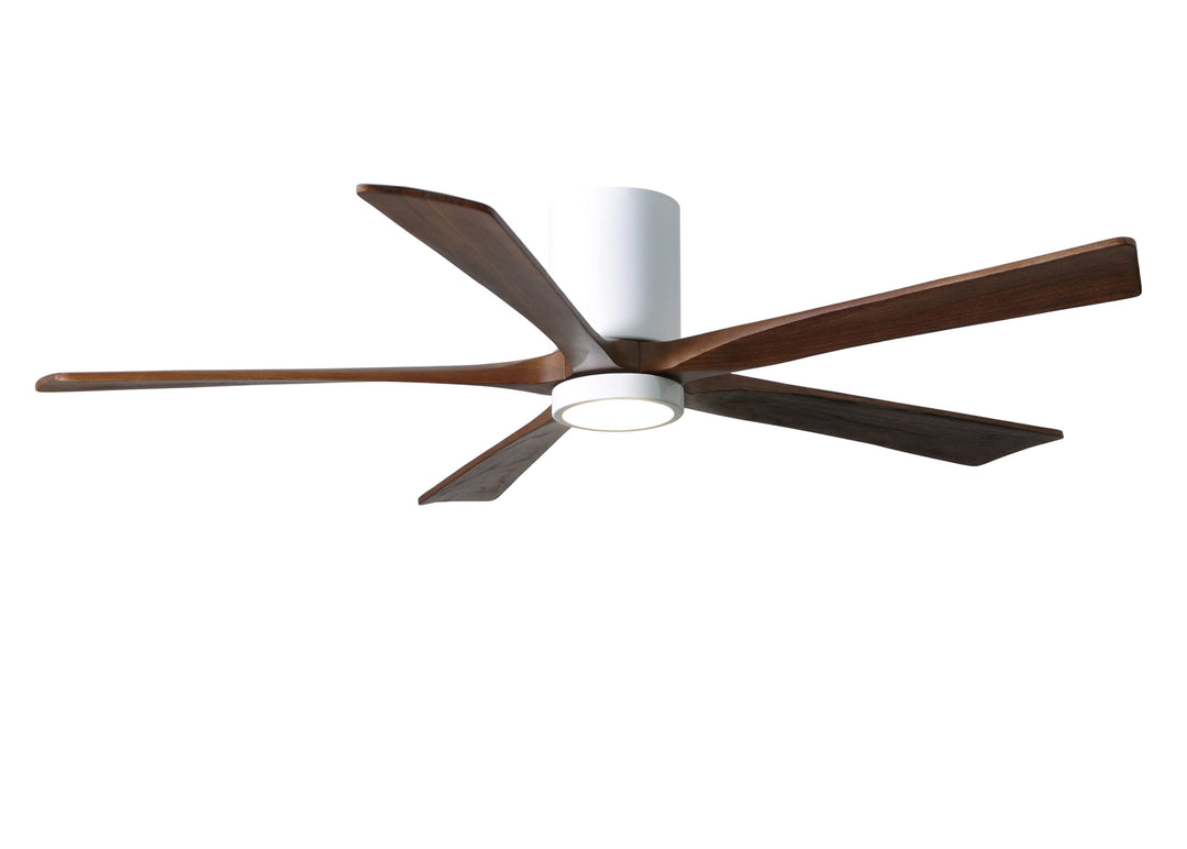 Matthews Fan Company Irene-5HLK 60" Flush Mounted Ceiling Fan with LED Light Kit