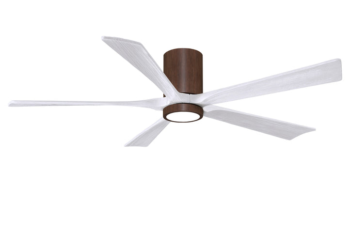 Matthews Fan Company Irene-5HLK 60" Flush Mounted Ceiling Fan with LED Light Kit