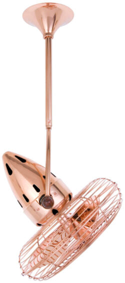 Matthews Fan Company Jarold Direcional Fan Indoor Ceiling Fans Matthews Fan Company 13" Polished Copper Polished Copper