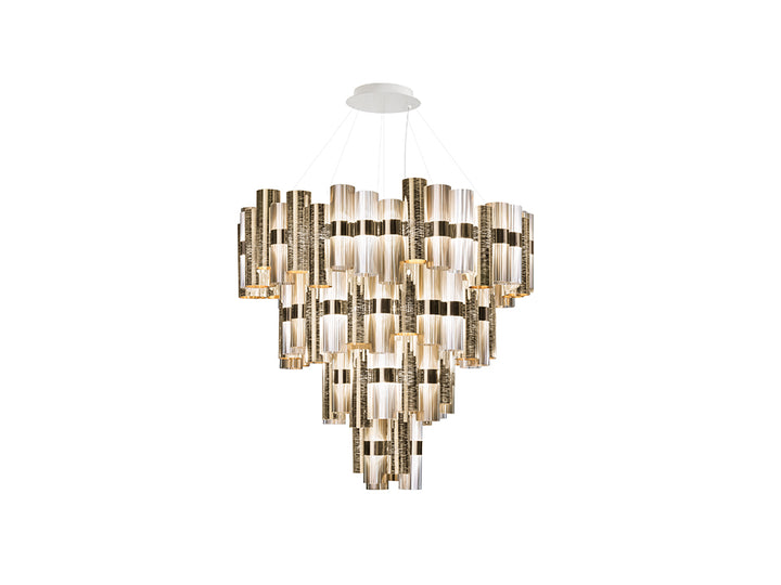 SLAMP LA LOLLONA 4 SUSPENSION Pendants Slamp GOLD  