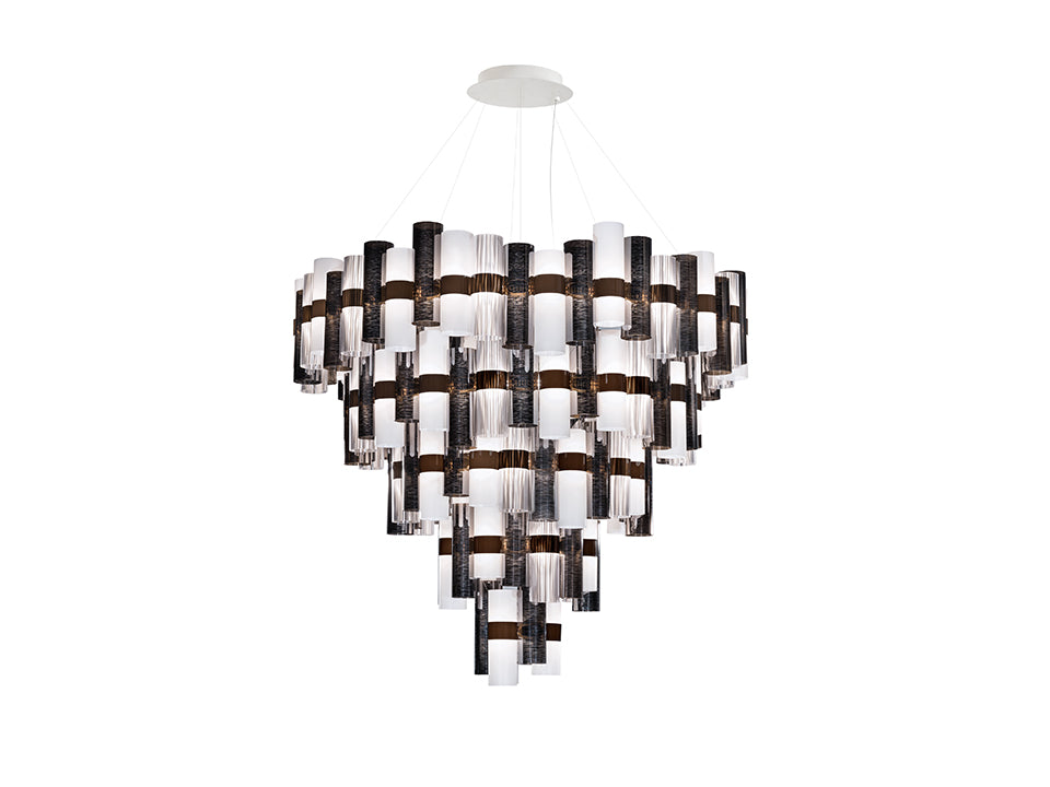 SLAMP LA LOLLONA 5 SUSPENSION Pendants Slamp PEWTER  