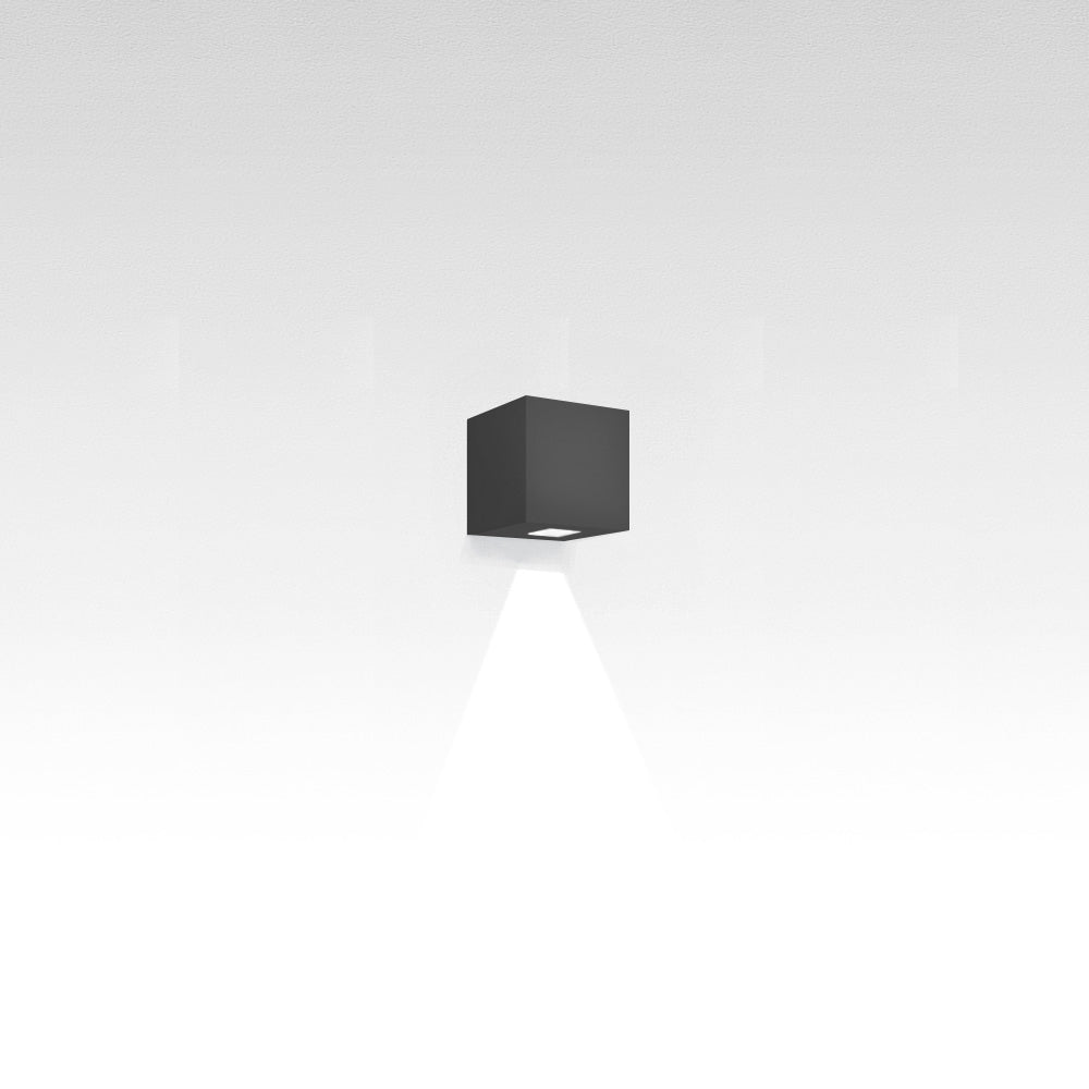 Artemide Effetto Square Wall Outdoor Wall Lights Artemide Gray 1 Beam Large 