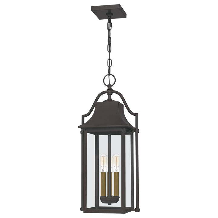 Quoizel Manning Outdoor Lantern, Hanging Outdoor Hanging Lights Quoizel Western Bronze