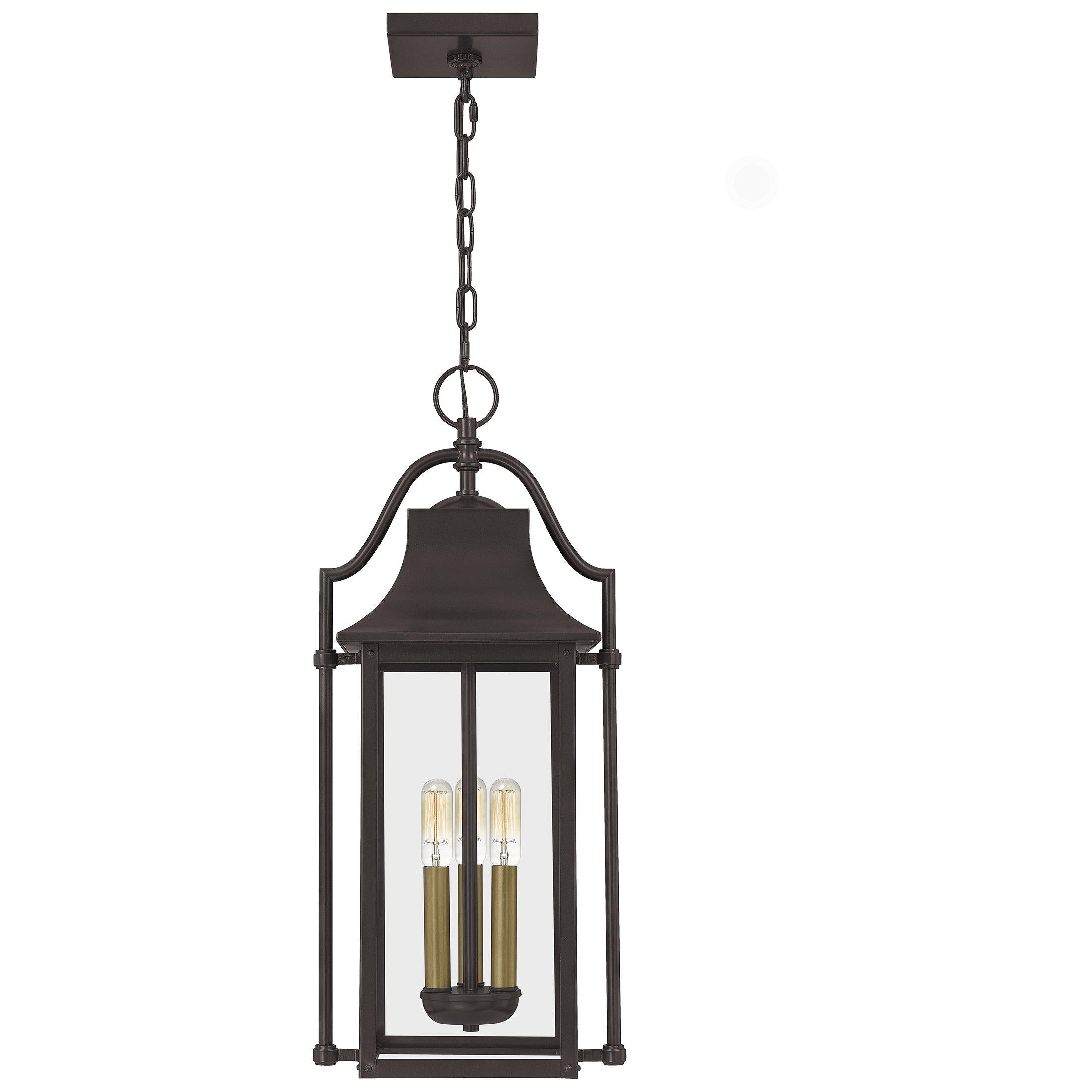 Quoizel Manning Outdoor Lantern, Hanging