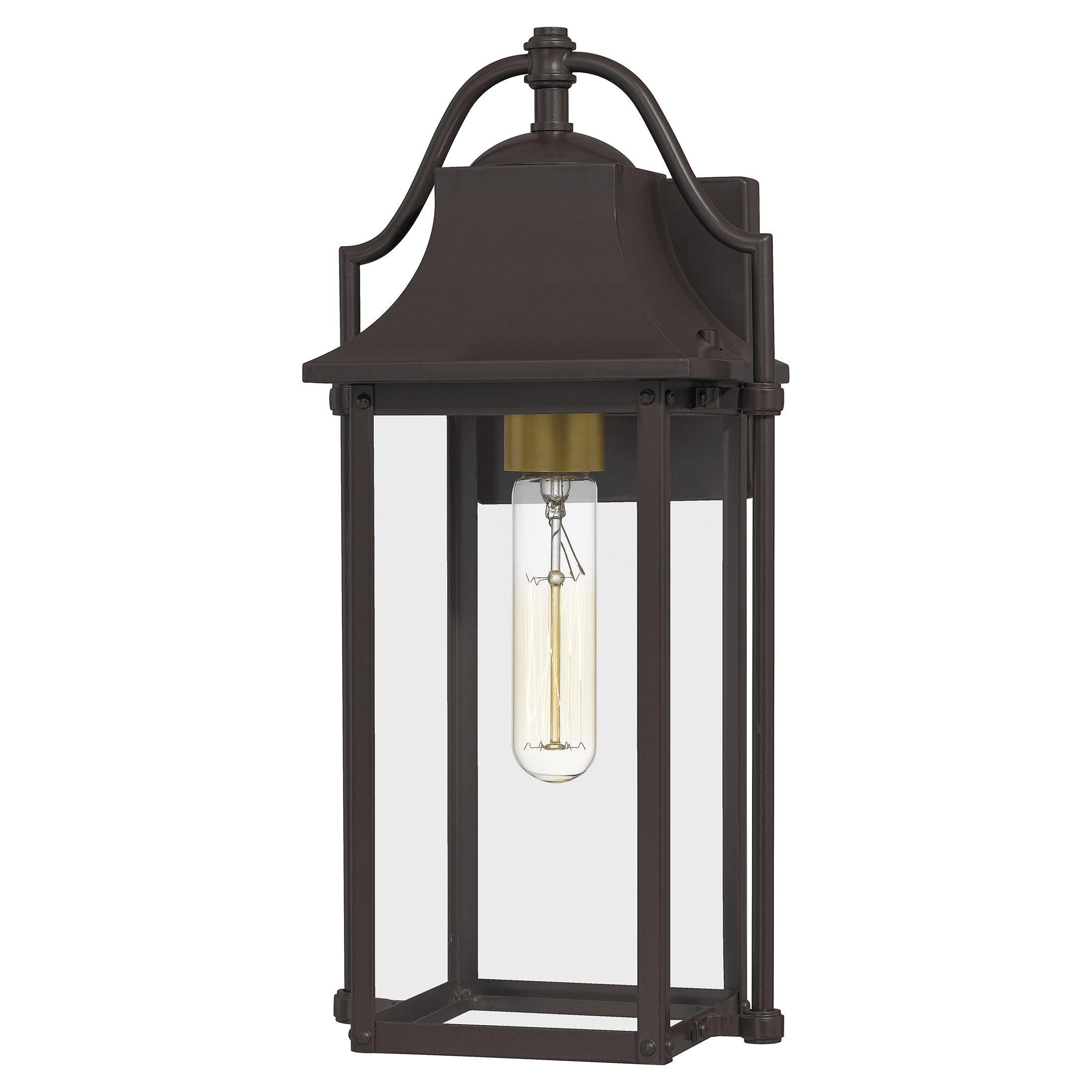 Quoizel  Manning Outdoor Lantern, Small Outdoor l Wall Quoizel Western Bronze  