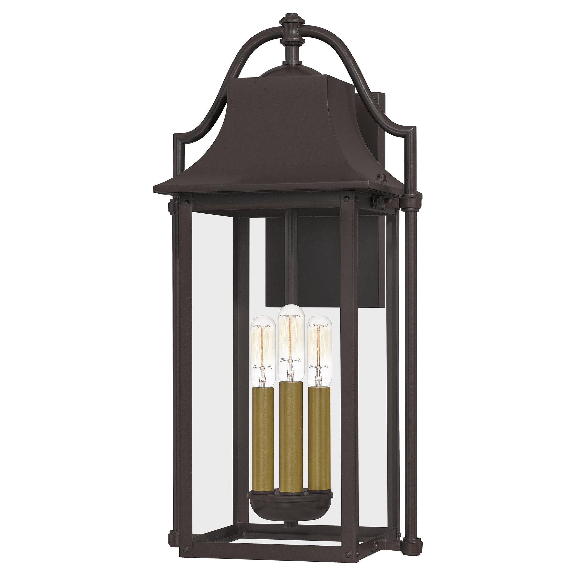 Quoizel  Manning Outdoor Lantern, Large Outdoor Light Fixture Quoizel Western Bronze  