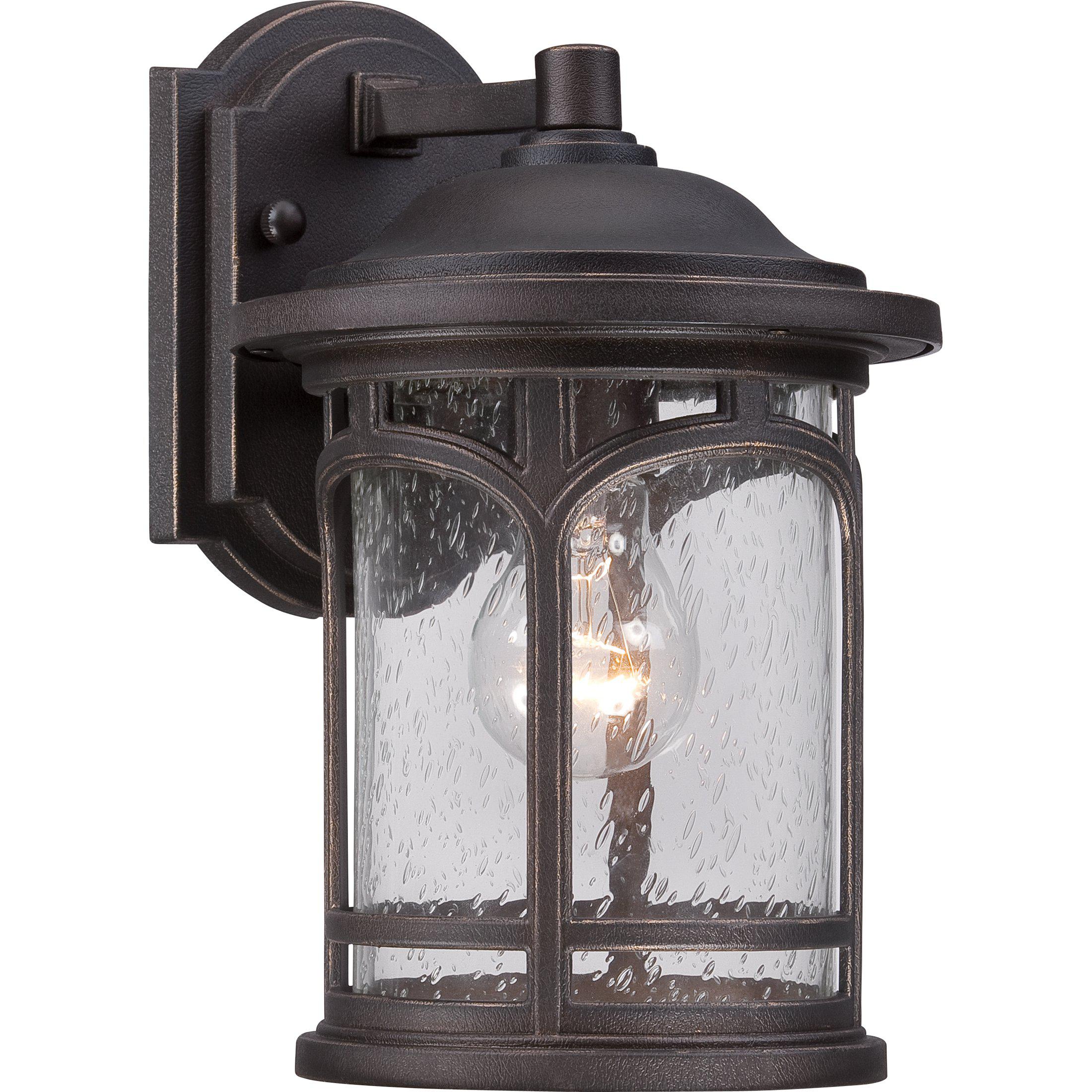 Quoizel  Marblehead Outdoor Lantern, Small Outdoor Light Fixture Quoizel Palladian Bronze  