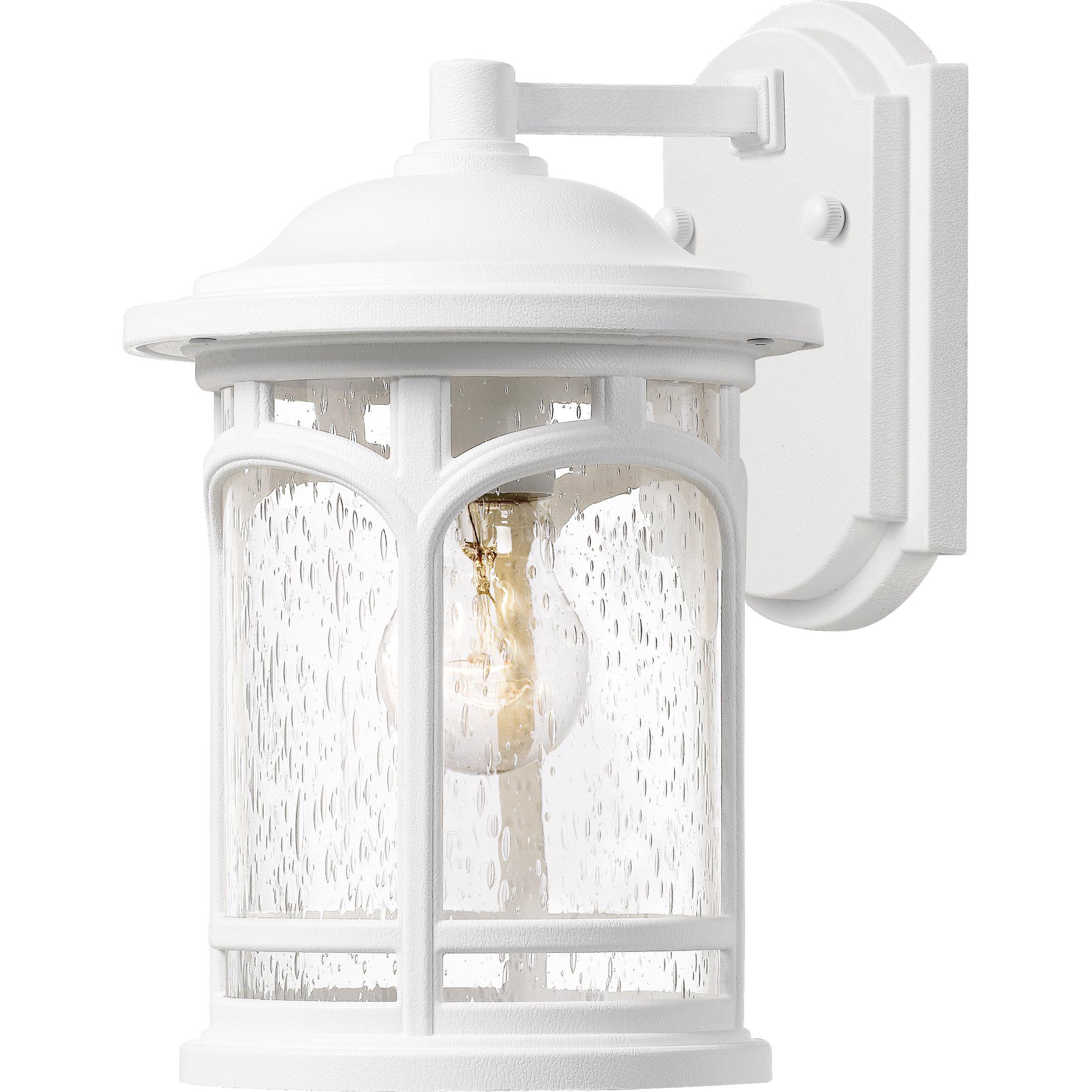 Quoizel  Marblehead Outdoor Lantern, Small Outdoor Light Fixture Quoizel White Lustre  