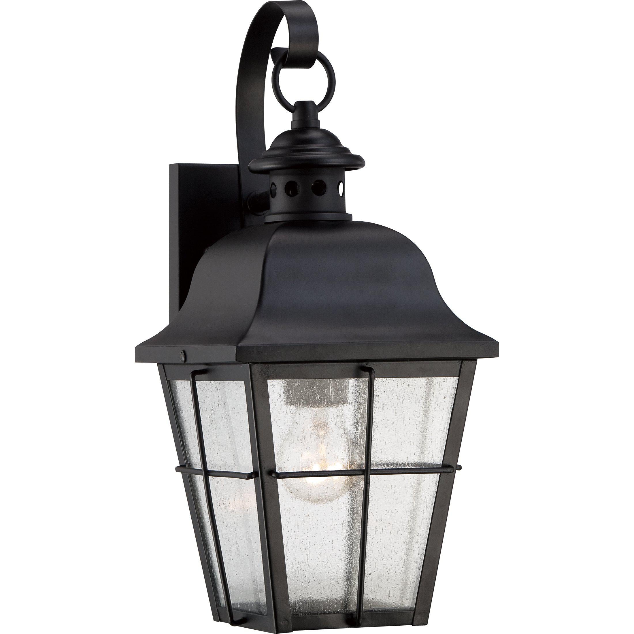 Quoizel  Millhouse Outdoor Lantern, Small Outdoor l Wall Quoizel Mystic Black  