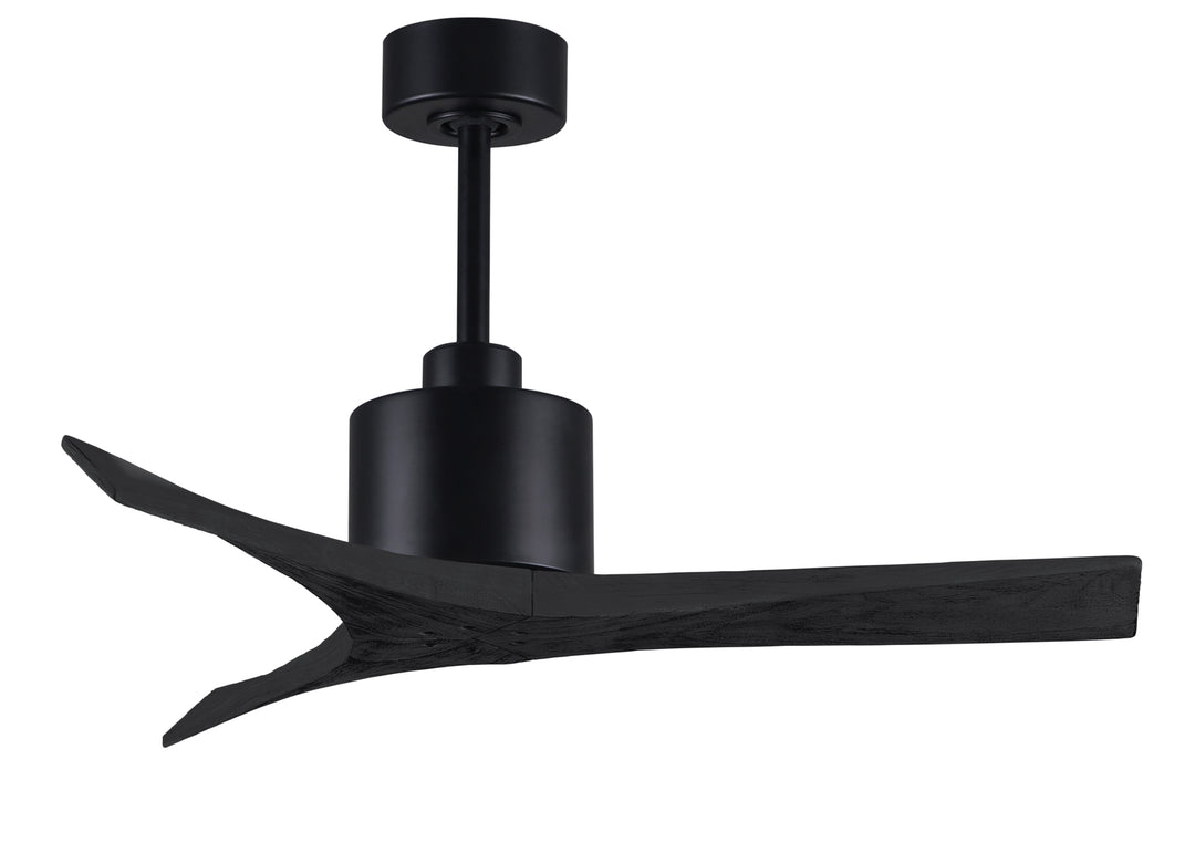 Matthews Fan Company Mollywood Ceiling Fan Indoor Ceiling Fans Matthews Fan Company 42" Matte Black Matte Black