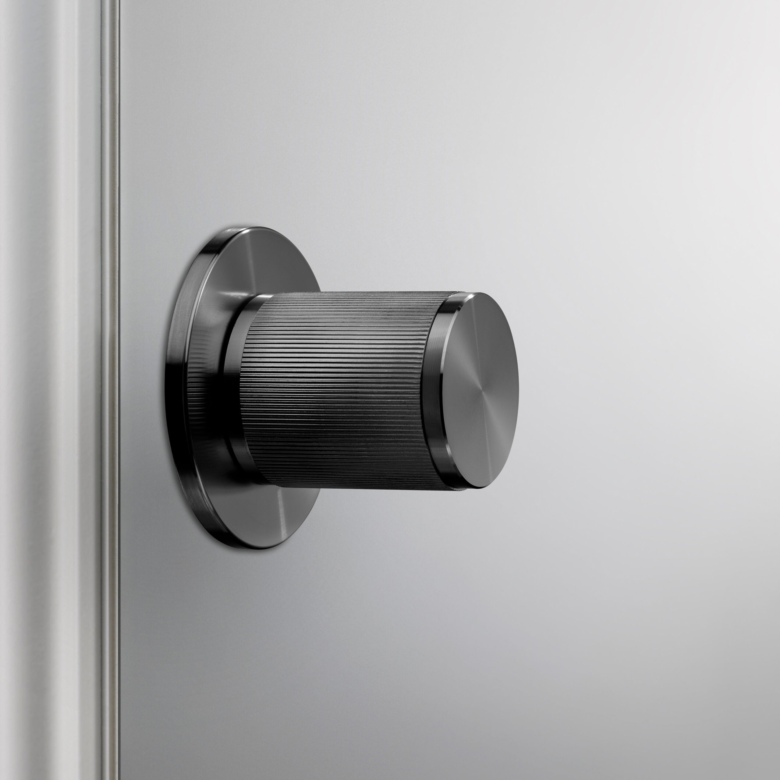 Buster + Punch Door Knob Single Sided, Linear Design, FIXED TYPE