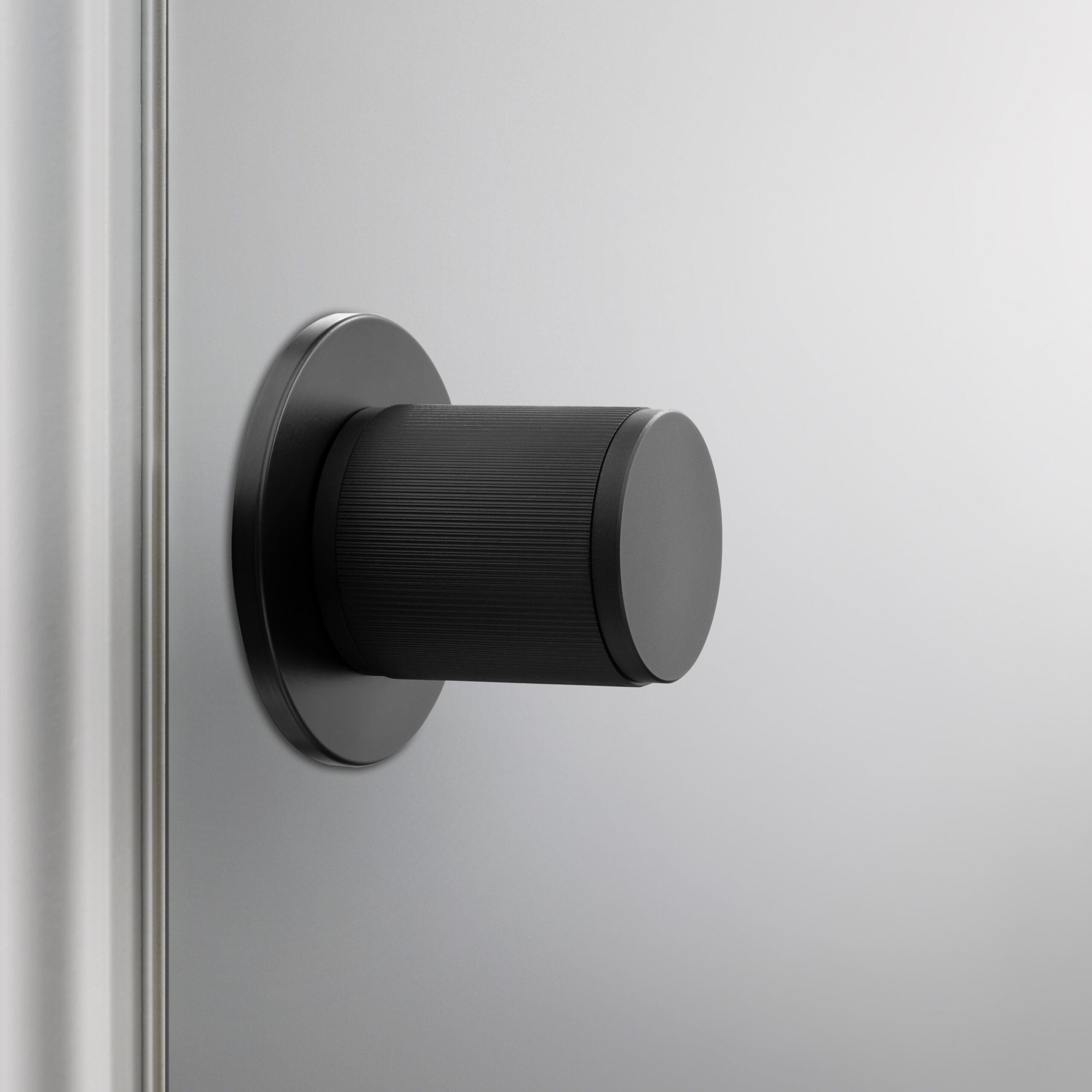 Buster + Punch Door Knob Set of 2, Linear Design, PASSAGE TYPE