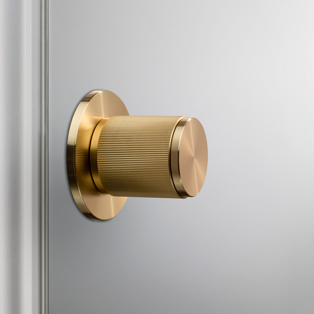 Buster + Punch Conventional Door Handle, Linear Design - PASSAGE TYPE Door Hardware Buster + Punch   