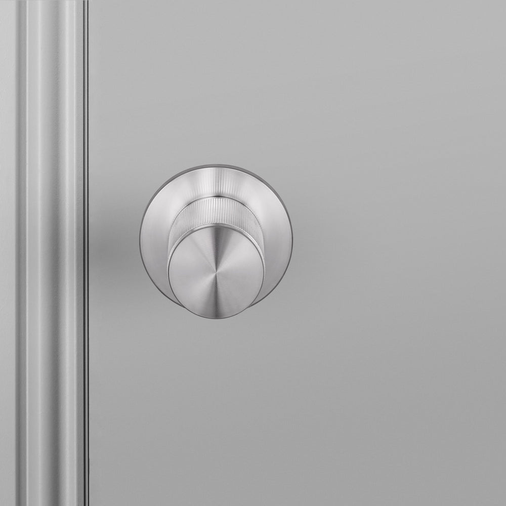 Buster + Punch Conventional Door Handle, Linear Design - PASSAGE TYPE Door Hardware Buster + Punch Steel  