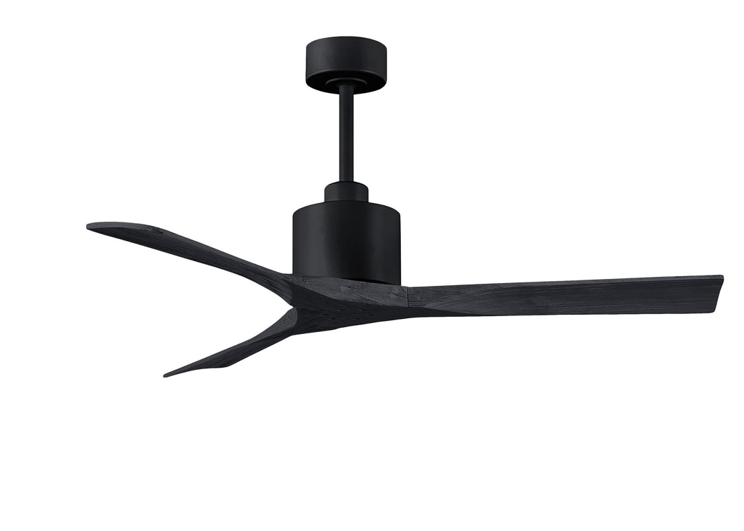 Matthews Fan Company Nan Ceiling Fan Indoor Ceiling Fans Matthews Fan Company 52" Matte Black Matte Black