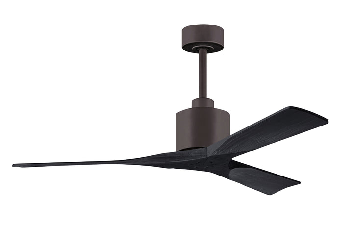 Matthews Fan Company Nan Ceiling Fan Indoor Ceiling Fans Matthews Fan Company 52" Textured Bronze Matte Black