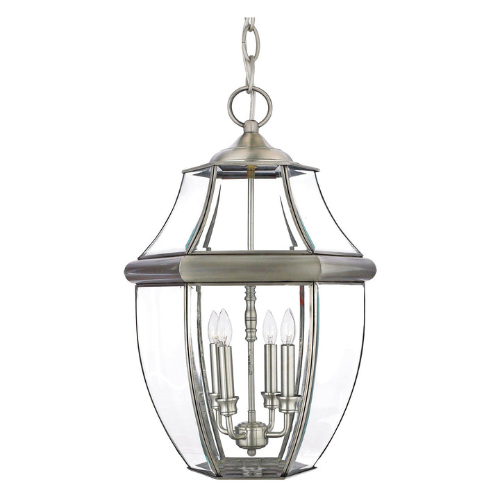 Quoizel Newbury Outdoor Lantern, Hanging Medium Outdoor Hanging Lights Quoizel Pewter