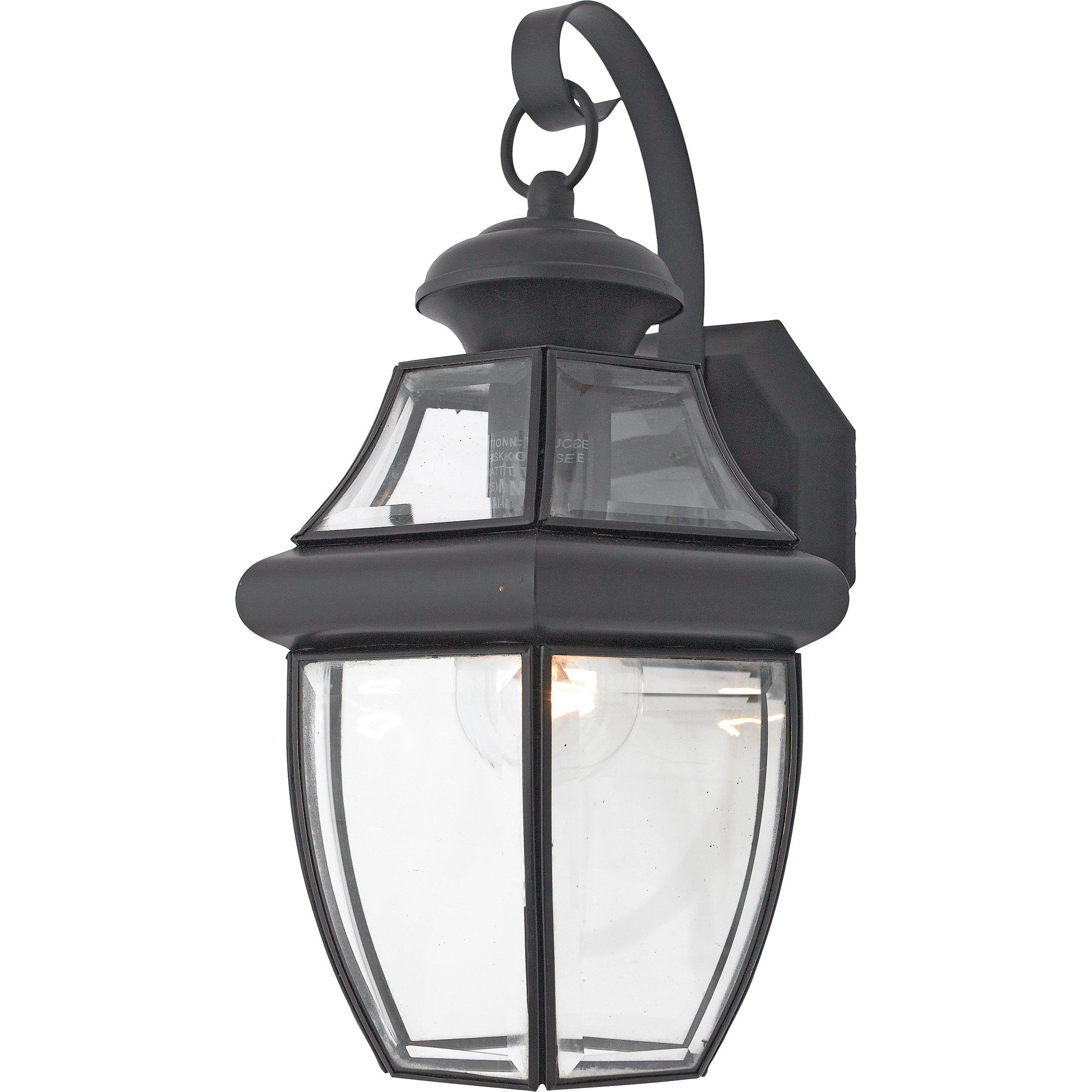 Quoizel  Newbury Outdoor Lantern, Medium Outdoor Light Fixture Quoizel Mystic Black  