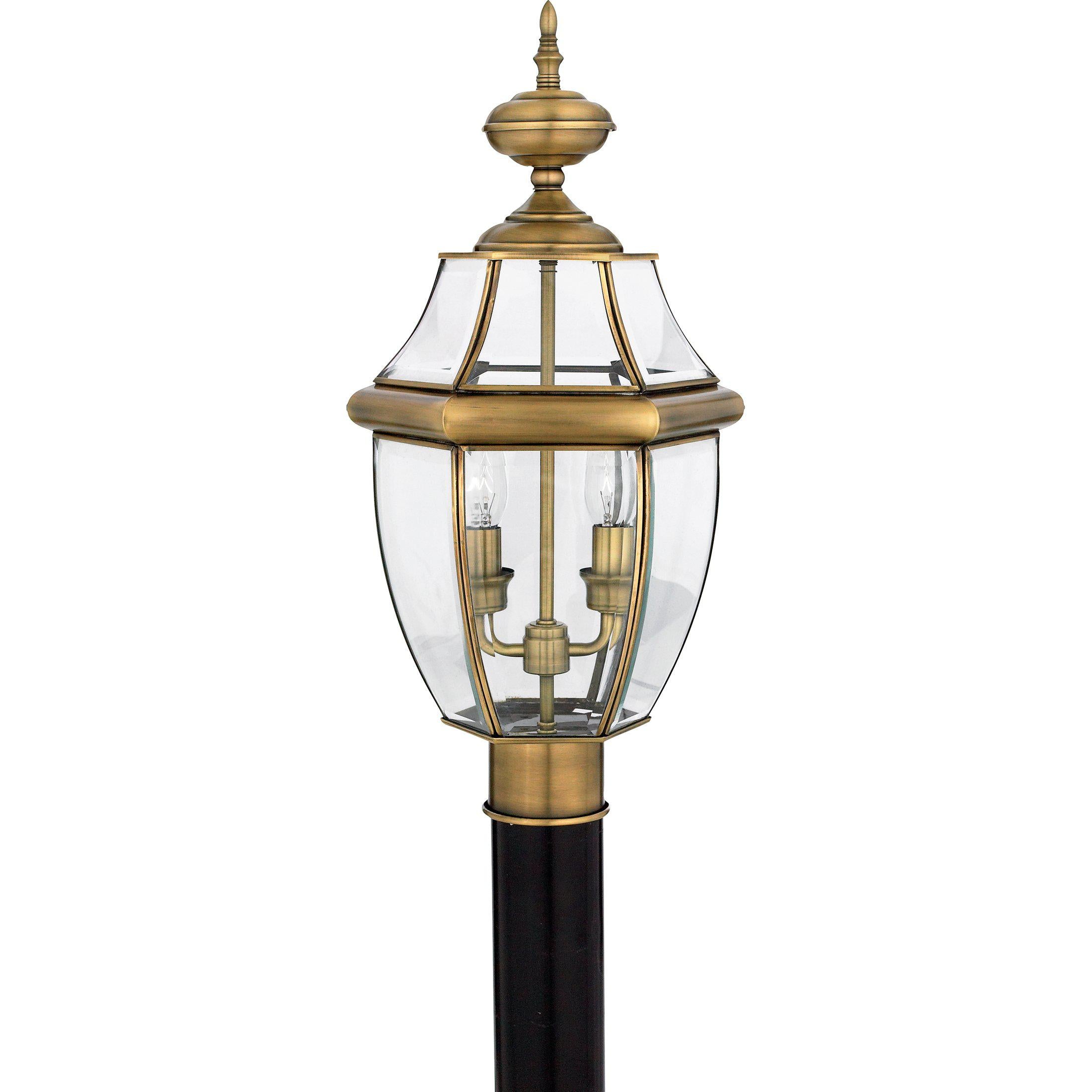 Quoizel  Newbury Outdoor Lantern, Post Small On-Sale Outdoor Light Fixture Quoizel Inc   