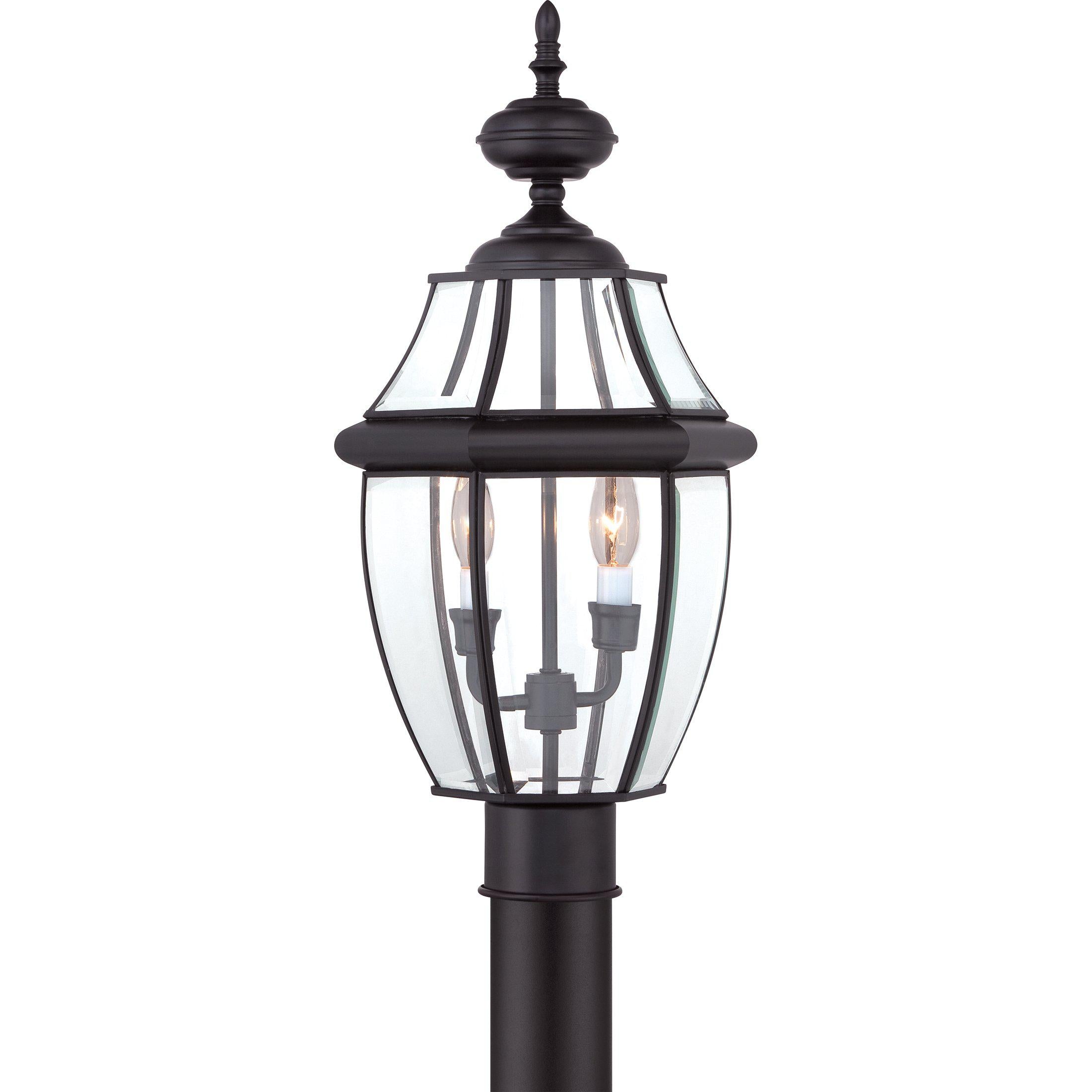 Quoizel Newbury Outdoor Lantern, Post Small