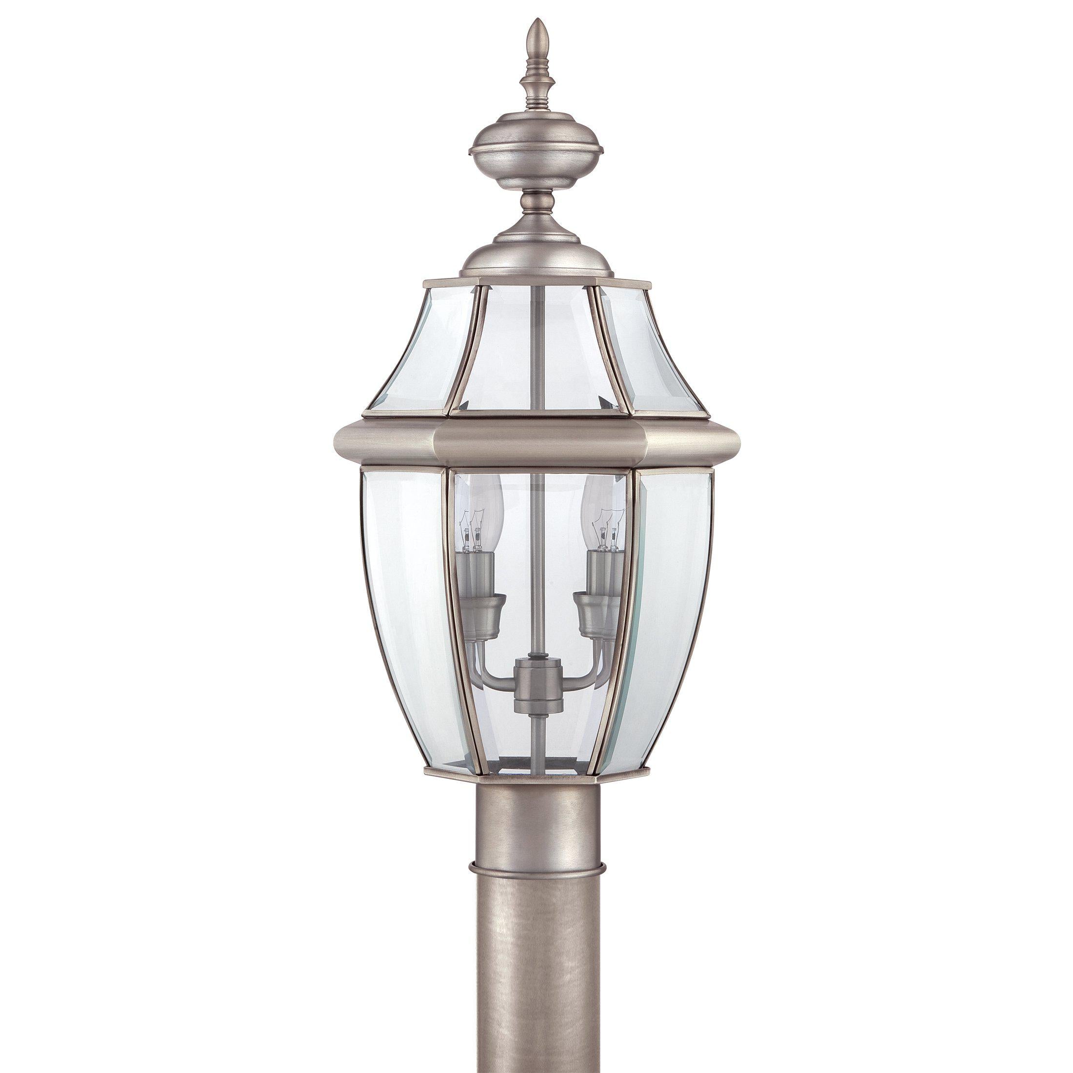 Quoizel Newbury Outdoor Lantern, Post Small
