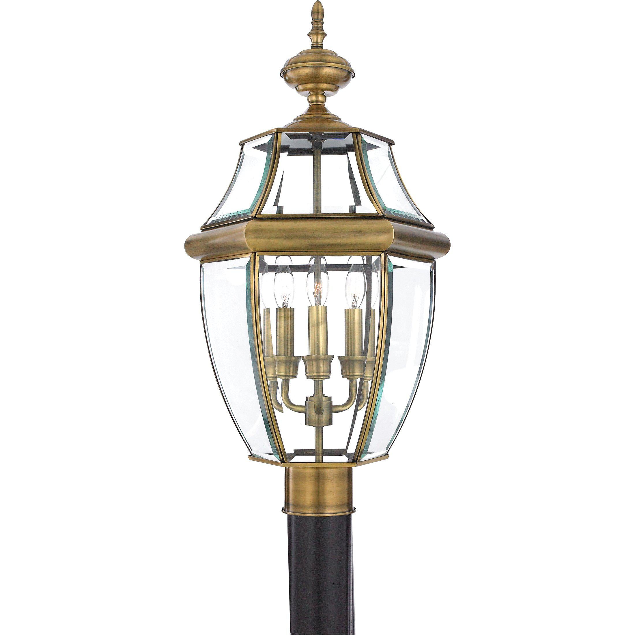 Quoizel Newbury Outdoor Lantern, Post Medium