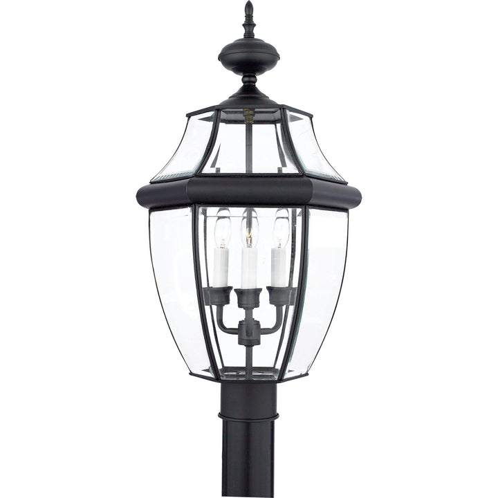 Quoizel  Newbury Outdoor Lantern, Post Medium Pier & Post Mount Lights Quoizel Mystic Black  