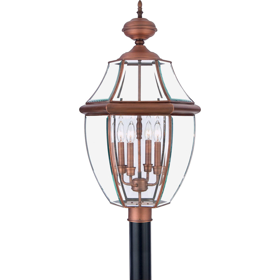 Quoizel  Newbury Outdoor Lantern, Post Large Pier & Post Mount Lights Quoizel Aged Copper  