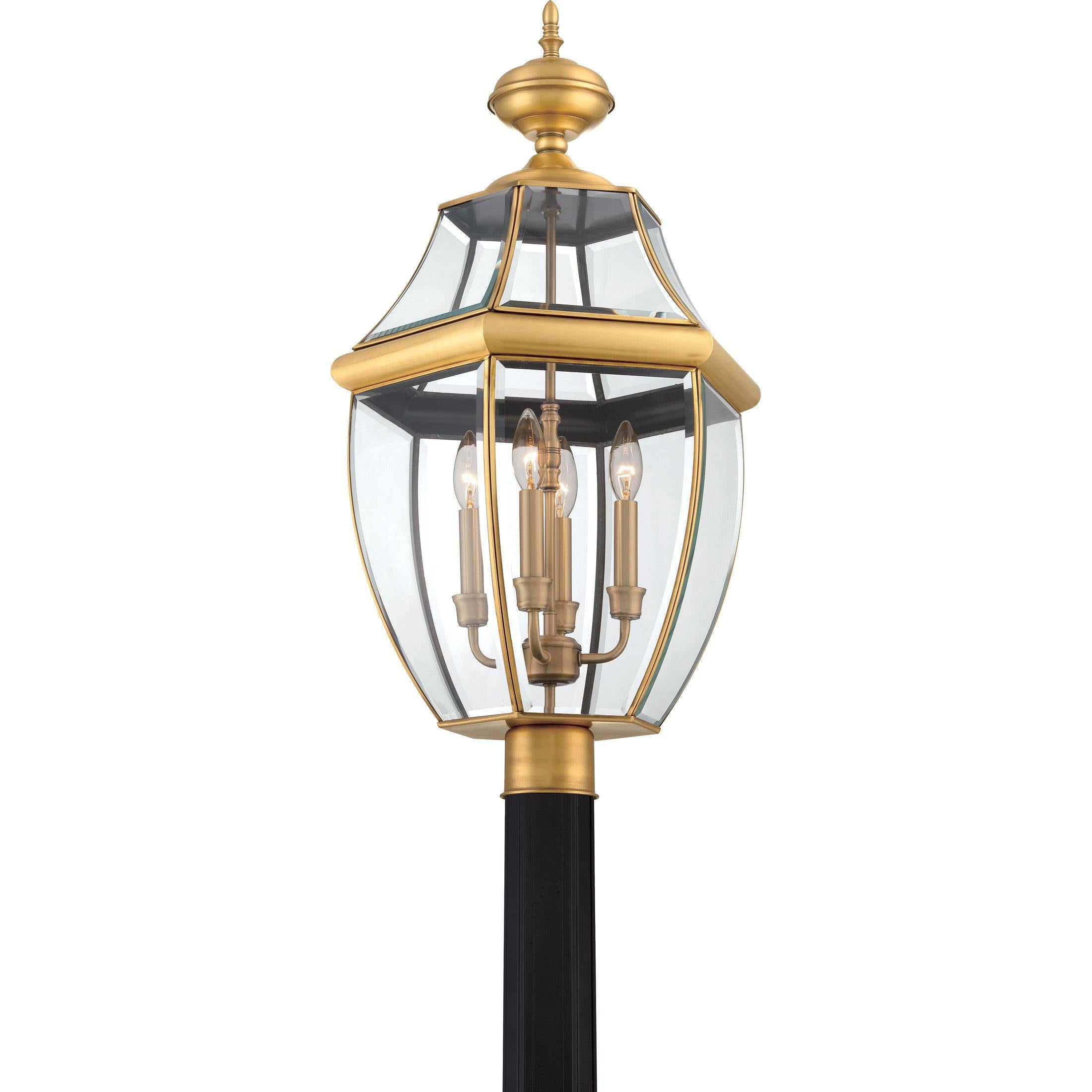 Quoizel  Newbury Outdoor Lantern, Post Large Outdoor Light Fixture Quoizel   