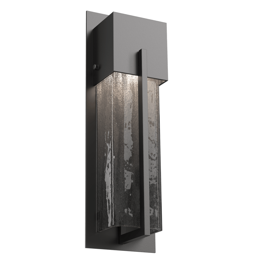 Hammerton Studio Square Outdoor Cover Sconce Outdoor Wall Lights Hammerton Studio 16 Argento Grey (Outdoor) Smoke Granite