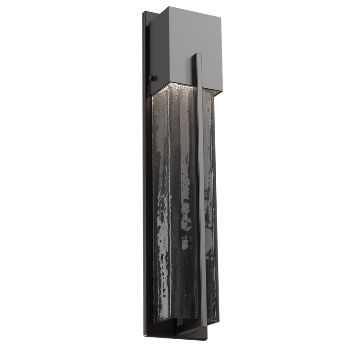 Hammerton Studio Square Outdoor Cover Sconce Outdoor Wall Lights Hammerton Studio 23 Argento Grey (Outdoor) Smoke Granite