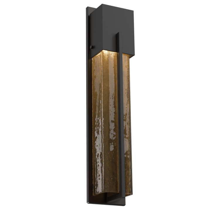 Hammerton Studio Square Outdoor Cover Sconce Outdoor Wall Lights Hammerton Studio 23 Textured Black (Outdoor) Bronze Granite