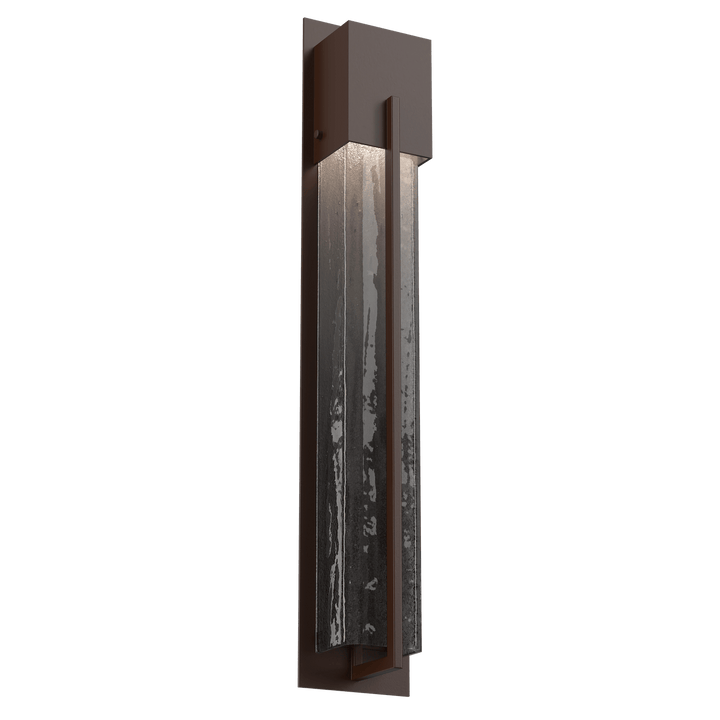 Hammerton Studio Square Outdoor Cover Sconce Outdoor Wall Lights Hammerton Studio 29 Statuary Bronze (Outdoor) Smoke Granite