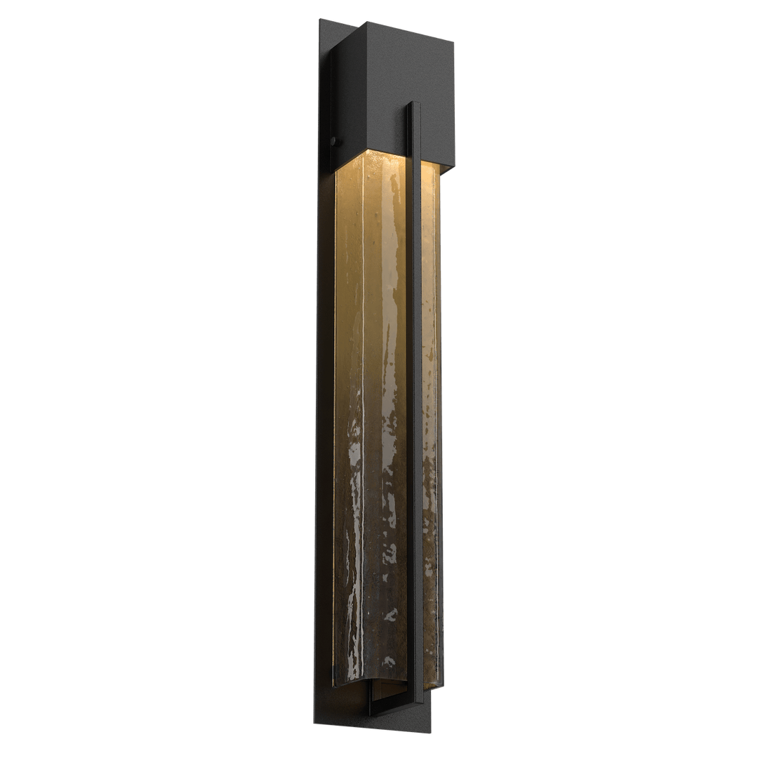 Hammerton Studio Square Outdoor Cover Sconce Outdoor Wall Lights Hammerton Studio 29 Textured Black (Outdoor) Bronze Granite