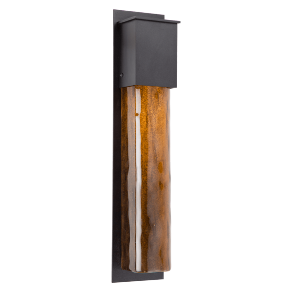 Hammerton Outdoor Tall Square Cover Sconce with Glass Outdoor Wall Lights Hammerton Studio   