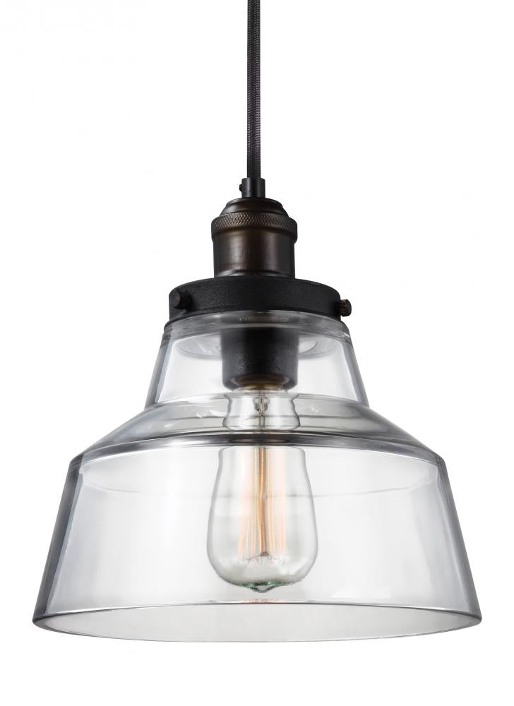 Generation Lighting Light Pendant P1348 Pendants Generation Lighting Antique Brass  