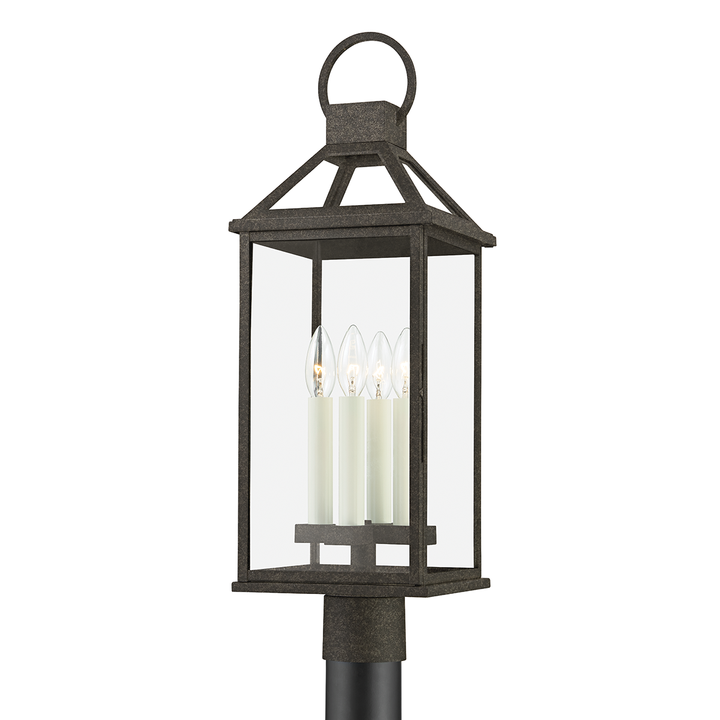 Troy SANDERS 4 LIGHT LARGE EXTERIOR POST P2745