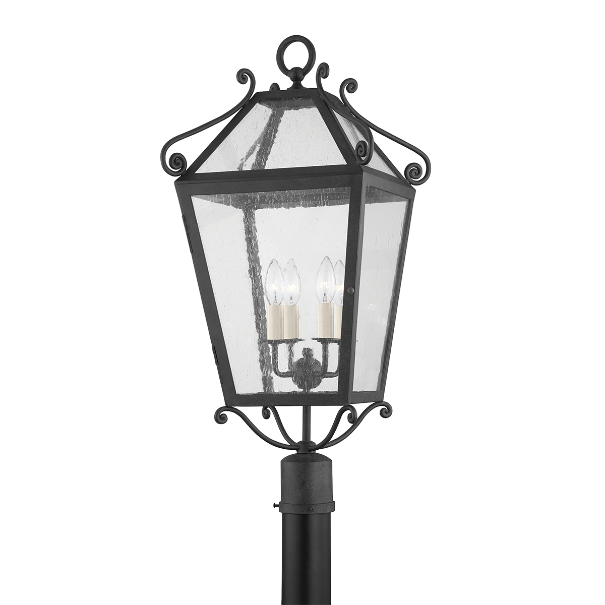 Troy Lighting 4 LIGHT EXTERIOR POST P4129 Outdoor l Post/Pier Mounts Troy Lighting FRENCH IRON  