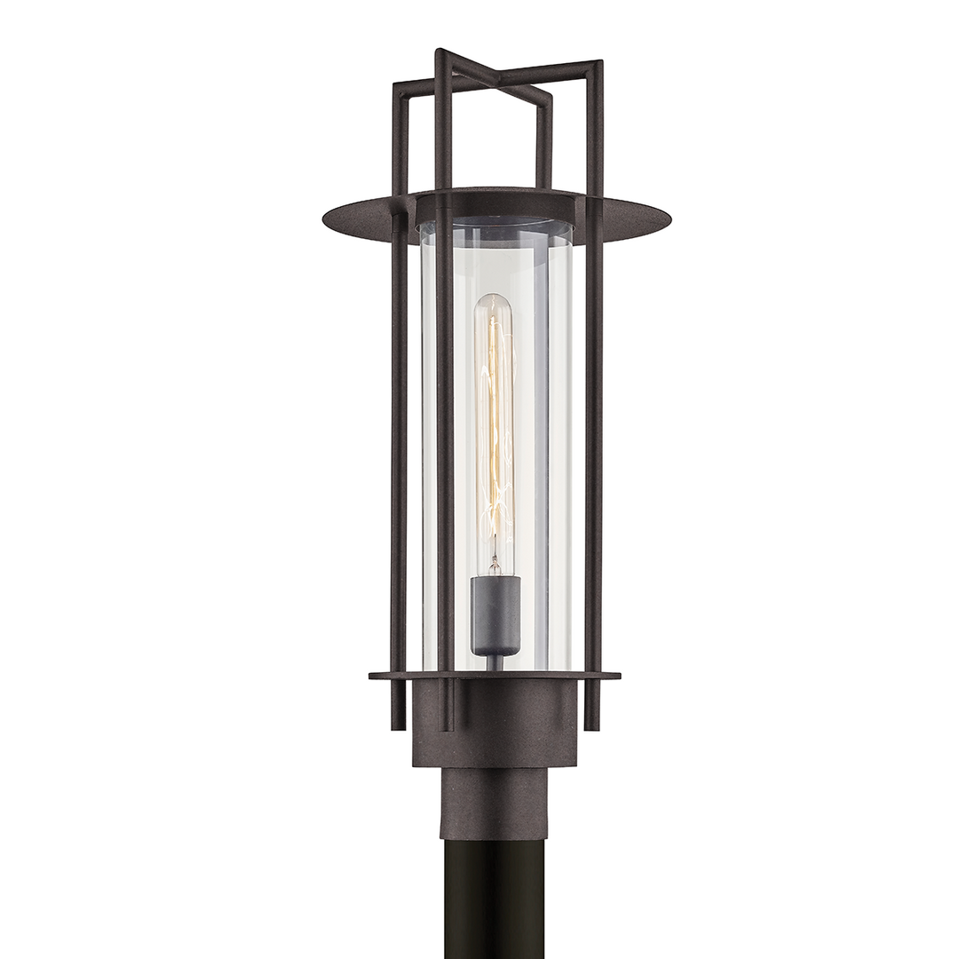 Troy Lighting CARROLL PARK 1LT POST P6815 Pier & Post Mount Lights Troy Lighting BRONZE  