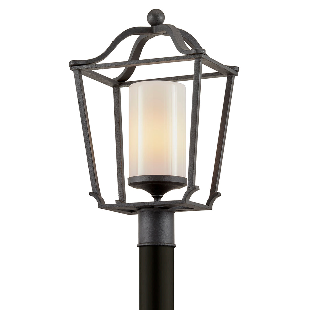 Troy Lighting PRINCETON 1LT POST P6855 Pier & Post Mount Lights Troy Lighting FRENCH IRON  