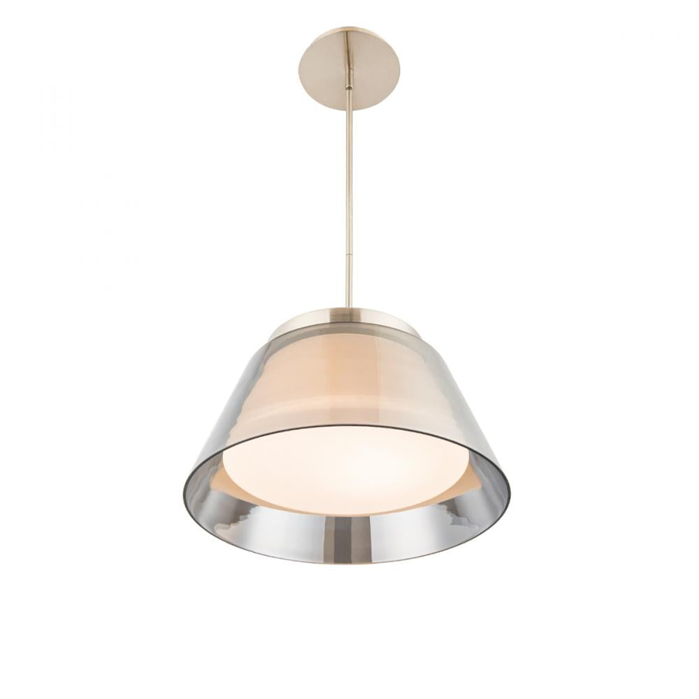 WAC Chic LED Pendant PD-12015 Pendants WAC Nickel  