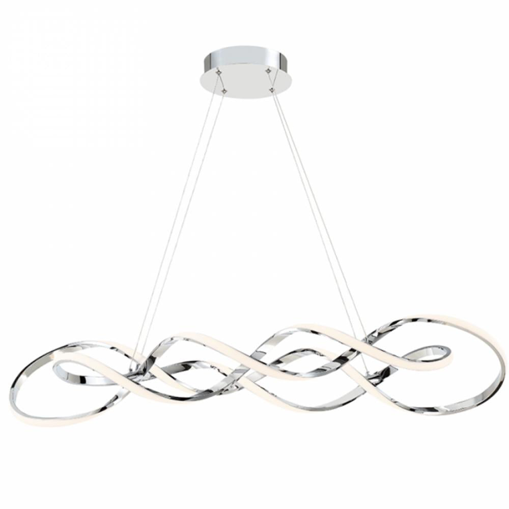 WAC Interlace LED Pendant PD-47839 Pendants WAC Chrome  