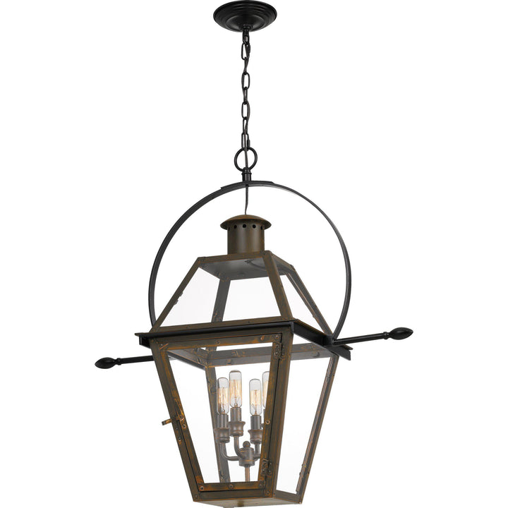 Quoizel Rue De Royal Outdoor Lantern, Hanging Large