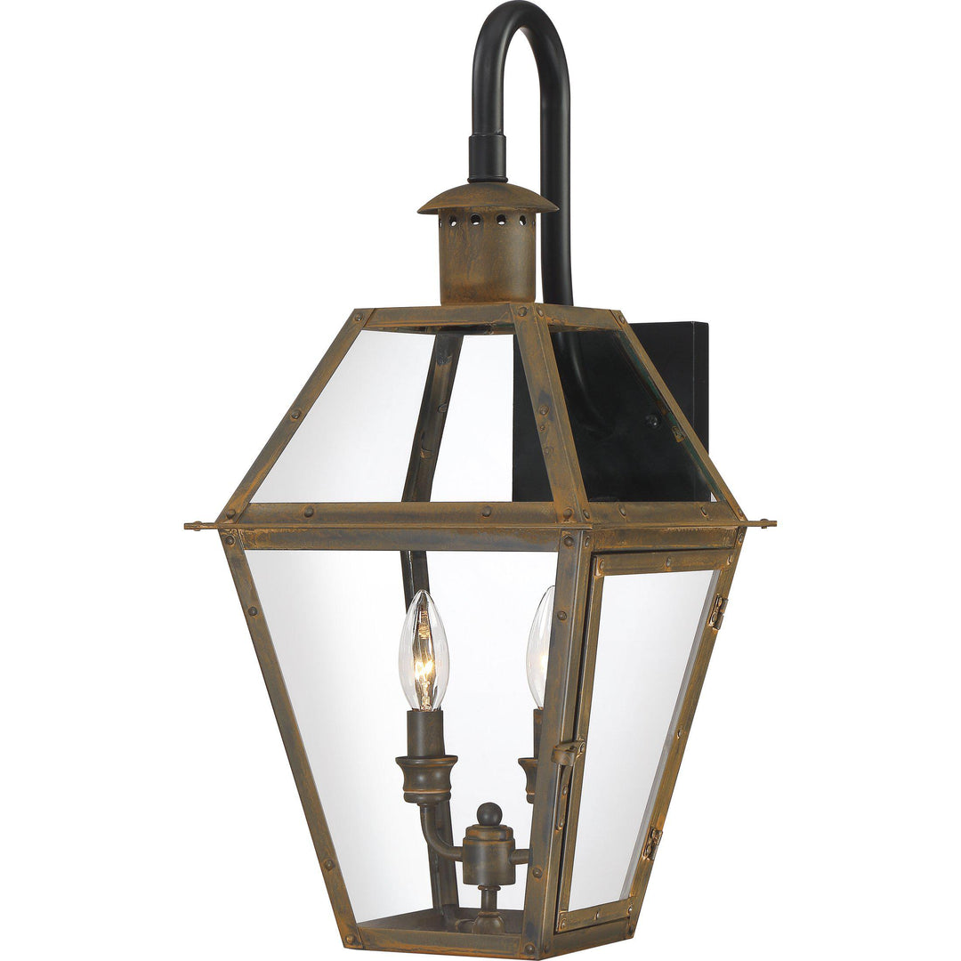 Quoizel  Rue De Royal Outdoor Lantern, Large Outdoor Wall Lights Quoizel Industrial Bronze  