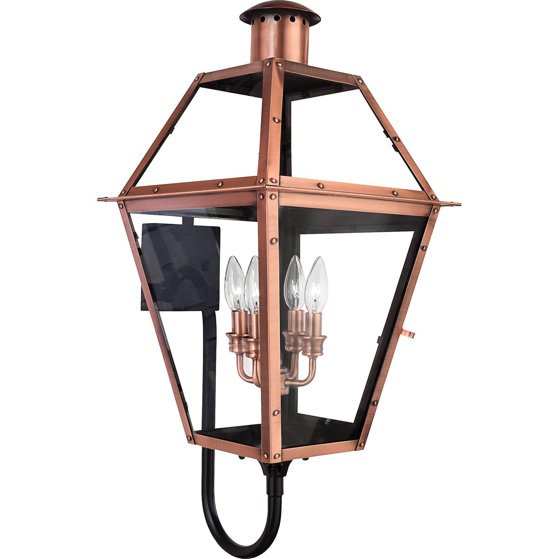 Quoizel  Rue De Royal Outdoor Lantern, XL Outdoor l Wall Quoizel Aged Copper  