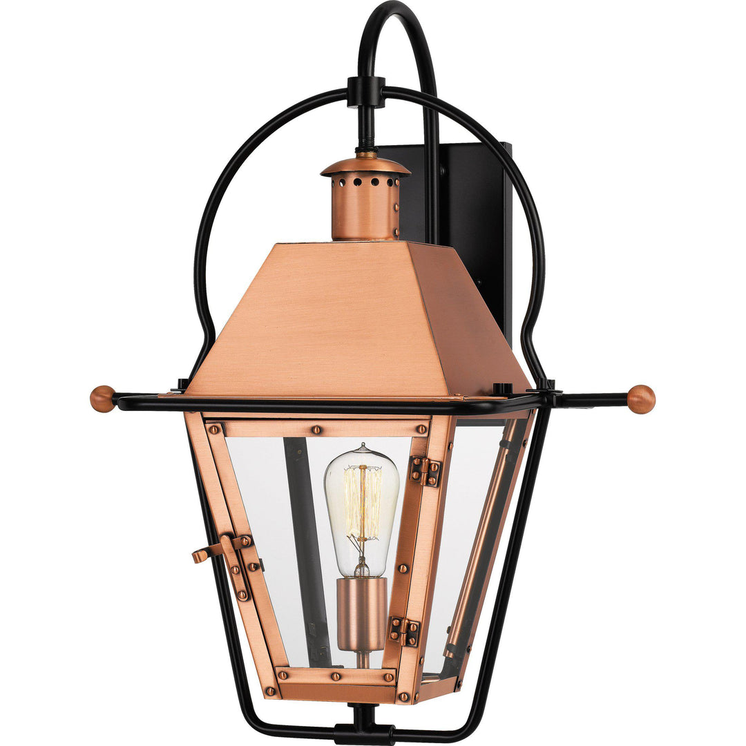 Quoizel  Rue De Royal Outdoor Lantern, XXL Outdoor Wall Lights Quoizel Aged Copper  