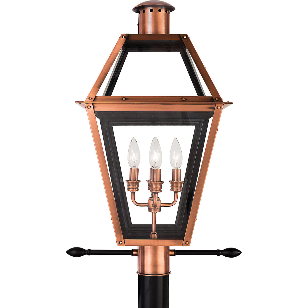 Quoizel Rue De Royal Outdoor Lantern, Post